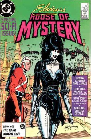 Elvira's House of Mystery 7 published by DC with cover art by Bill Sienkiewicz
