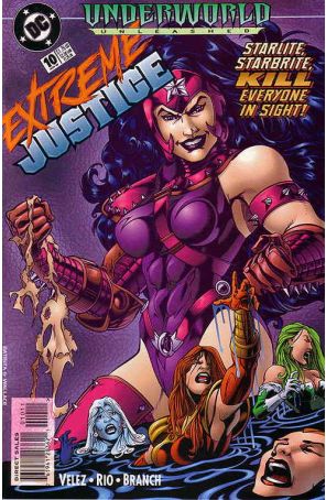 Extreme Justice 10 published by DC with cover art by Chris Batista