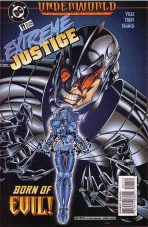 Extreme Justice 11 published by DC with cover art by Chris Batista