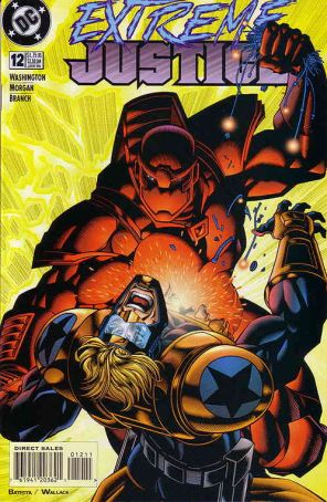 Extreme Justice 12 published by DC with cover art by Chris Batista