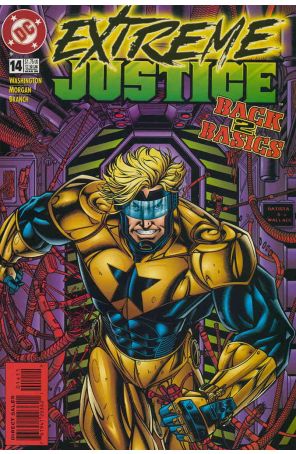 Extreme Justice 14 published by DC with cover art by Chris Batista