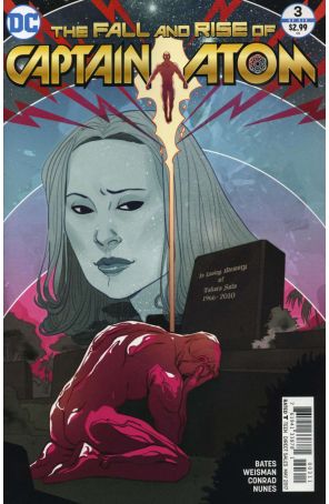 The Fall and Rise of Captain Atom 3 published by DC with cover art by Marguerite Sauvage