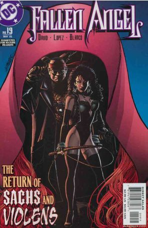 Fallen Angel 19 published by DC with cover art by George Pérez