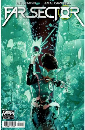 Far Sector 3 published by DC with cover art by Jamal Campbell