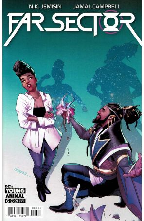 Far Sector 6 published by DC with cover art by Jamal Campbell