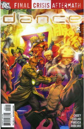 Final Crisis Aftermath: Dance 2 published by DC with cover art by Stanley Lau