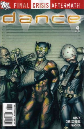 Final Crisis Aftermath: Dance 4 published by DC with cover art by Stanley Lau