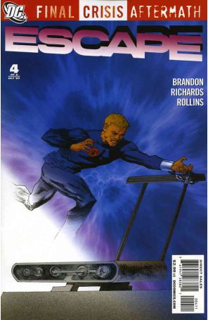Final Crisis Aftermath: Escape 4 published by DC with cover art by Scott Hampton
