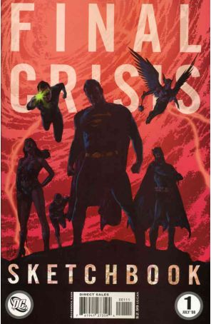 Final Crisis Sketchbook 1 published by DC with cover art by J.G. Jones