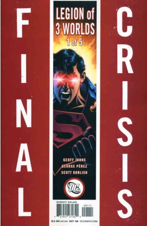 Final Crisis: Legion of Three Worlds 1B published by DC with cover art by George Pérez