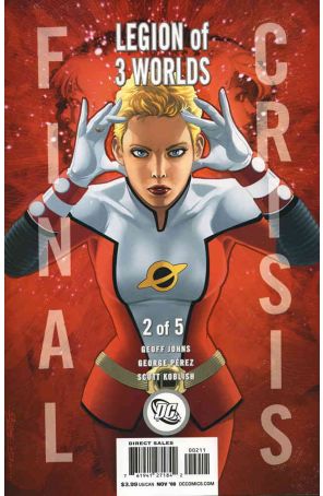 Final Crisis: Legion of Three Worlds 2A published by DC with cover art by George Pérez