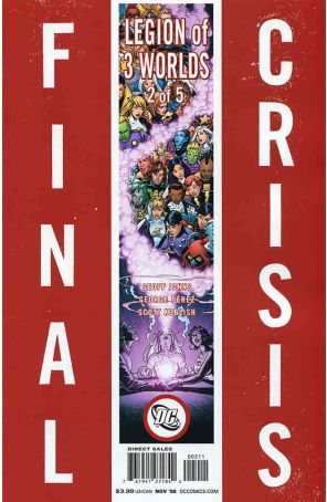 Final Crisis: Legion of Three Worlds 2B published by DC with cover art by George Pérez