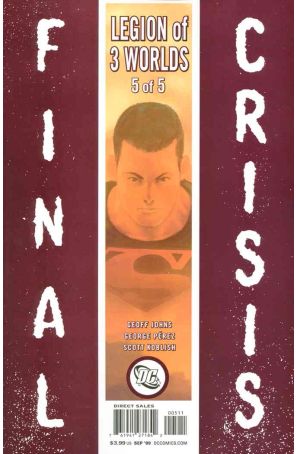 Final Crisis: Legion of Three Worlds 5B published by DC with cover art by George Pérez