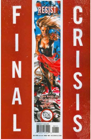 Final Crisis: Resist 1A published by DC with cover art by Rodolfo Migliari