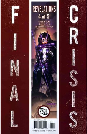 Final Crisis: Revelations 4A published by DC with cover art by Philip Tan