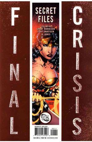 Final Crisis: Secret Files 1A published by DC with cover art by Jim Lee
