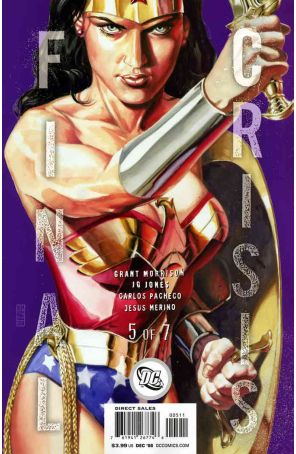 Final Crisis 5 published by DC with cover art by J.G. Jones