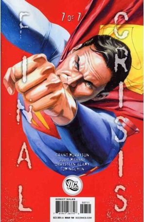Final Crisis 7 published by DC with cover art by J.G. Jones
