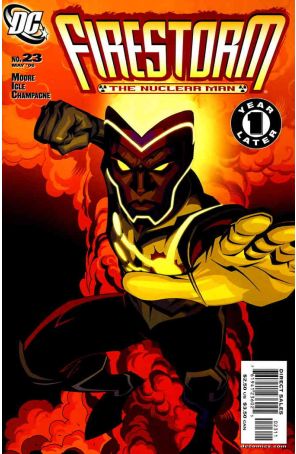 Firestorm (2nd Series) 23 published by DC with cover art by Brian Stelfreeze