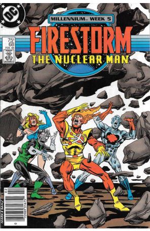 Firestorm, the Nuclear Man 68 (Newsstand) published by DC with cover art by Mark D. Bright