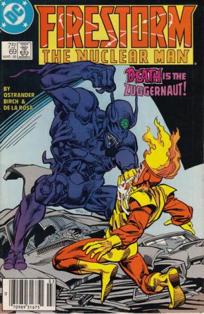 Firestorm, the Nuclear Man 69 (Newsstand) published by DC with cover art by Mark D. Bright