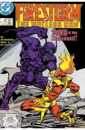Firestorm, the Nuclear Man 69 published by DC with cover art by Mark D. Bright