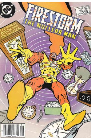 Firestorm, the Nuclear Man 70 (Newsstand) published by DC with cover art by J.J. Birch