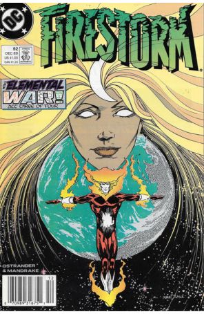 Firestorm, the Nuclear Man 92 (Newsstand) published by DC with cover art by Tom Mandrake
