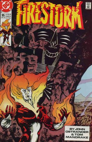 Firestorm, the Nuclear Man 95 published by DC with cover art by Tom Mandrake