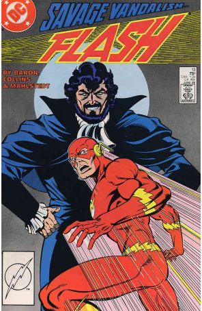 Flash (2nd Series) 13 published by DC with cover art by Mike Collins