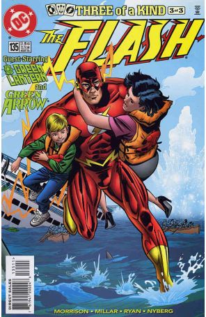 Flash (2nd Series) 135 published by DC with cover art by Rodolfo Damaggio