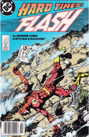 Flash (2nd Series) 17 (Newsstand) published by DC with cover art by George Pérez