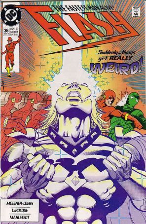 Flash (2nd Series) 36 published by DC with cover art by Greg Larocque