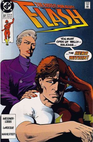 Flash (2nd Series) 37 published by DC with cover art by Greg Larocque