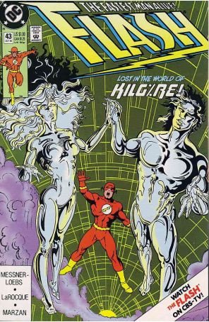 Flash (2nd Series) 43 published by DC with cover art by Greg Larocque