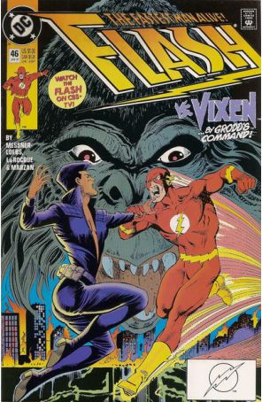 Flash (2nd Series) 46 published by DC with cover art by Greg Larocque