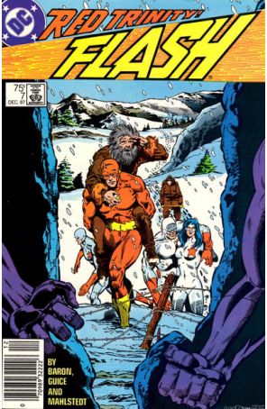 Flash (2nd Series) 7 (Newsstand) published by DC with cover art by Butch Guice