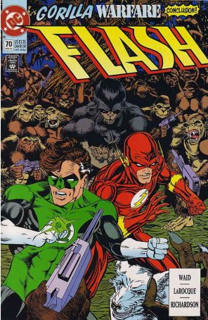 Flash (2nd Series) 70 published by DC with cover art by Greg Larocque