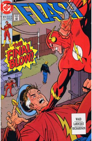 Flash (2nd Series) 77 published by DC with cover art by Ty Templeton