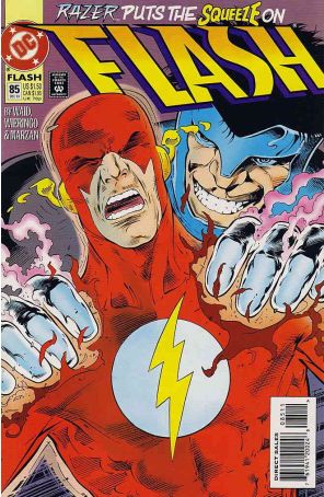 Flash (2nd Series) 85 published by DC with cover art by Alan Davis
