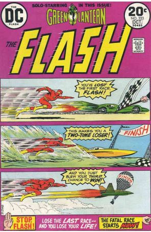 Flash (1st Series) 223 published by DC with cover art by Nick Cardy