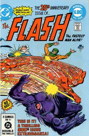 Flash (1st Series) 300 published by DC with cover art by Carmine Infantino
