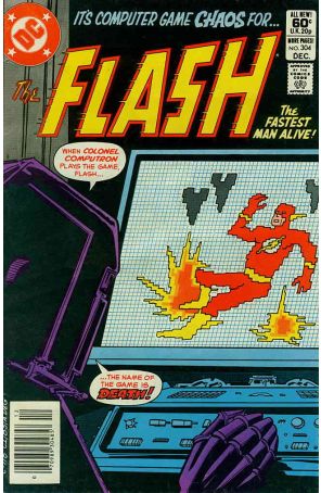Flash (1st Series) 304 (Newsstand) published by DC with cover art by Carmine Infantino