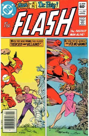 Flash (1st Series) 308 (Newsstand) published by DC with cover art by Carmine Infantino