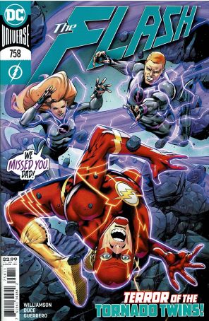 Flash (1st Series) 758 published by DC with cover art by Christian Duce