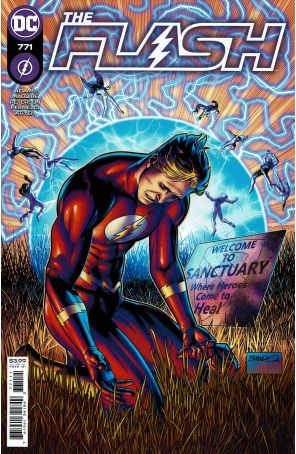 Flash (1st Series) 771 published by DC with cover art by Brandon Peterson