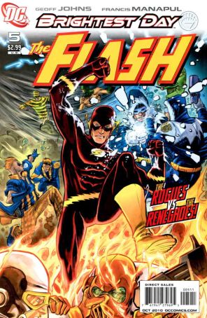 Flash (3rd Series) 5 published by DC with cover art by Francic Manapul