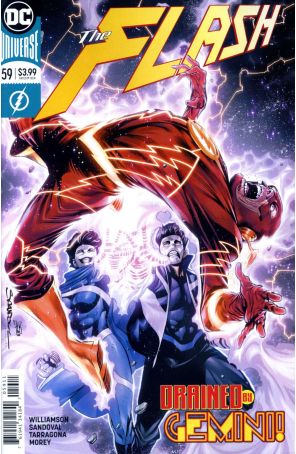 Flash (5th Series) 59 published by DC with cover art by Dan Mora
