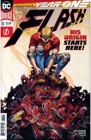 Flash (5th Series) 70 published by DC with cover art by Howard Porter