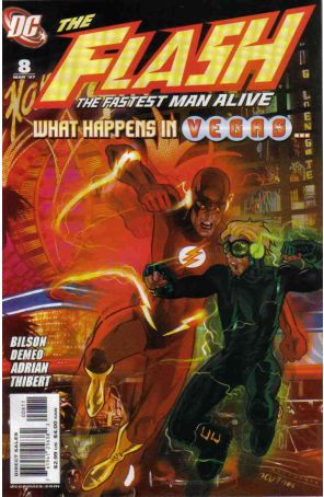 Flash: The Fastest Man Alive 8 published by DC with cover art by Daniel Acuña